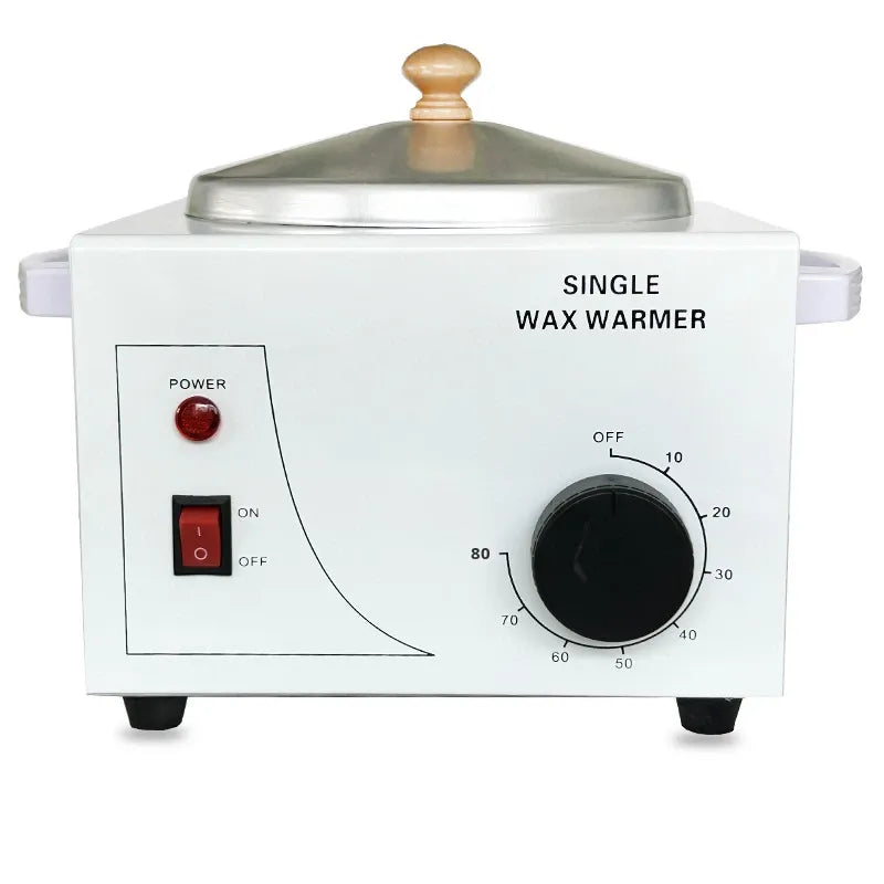 Double Wax Warmer Electronic Double Aluminum Pot Hot Wax Heater with 500cc Capacity for Hair Removal