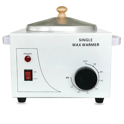 Double Wax Warmer Electronic Double Aluminum Pot Hot Wax Heater with 500cc Capacity for Hair Removal